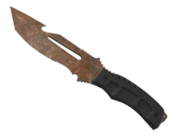 ★ Survival Knife Rust Coat